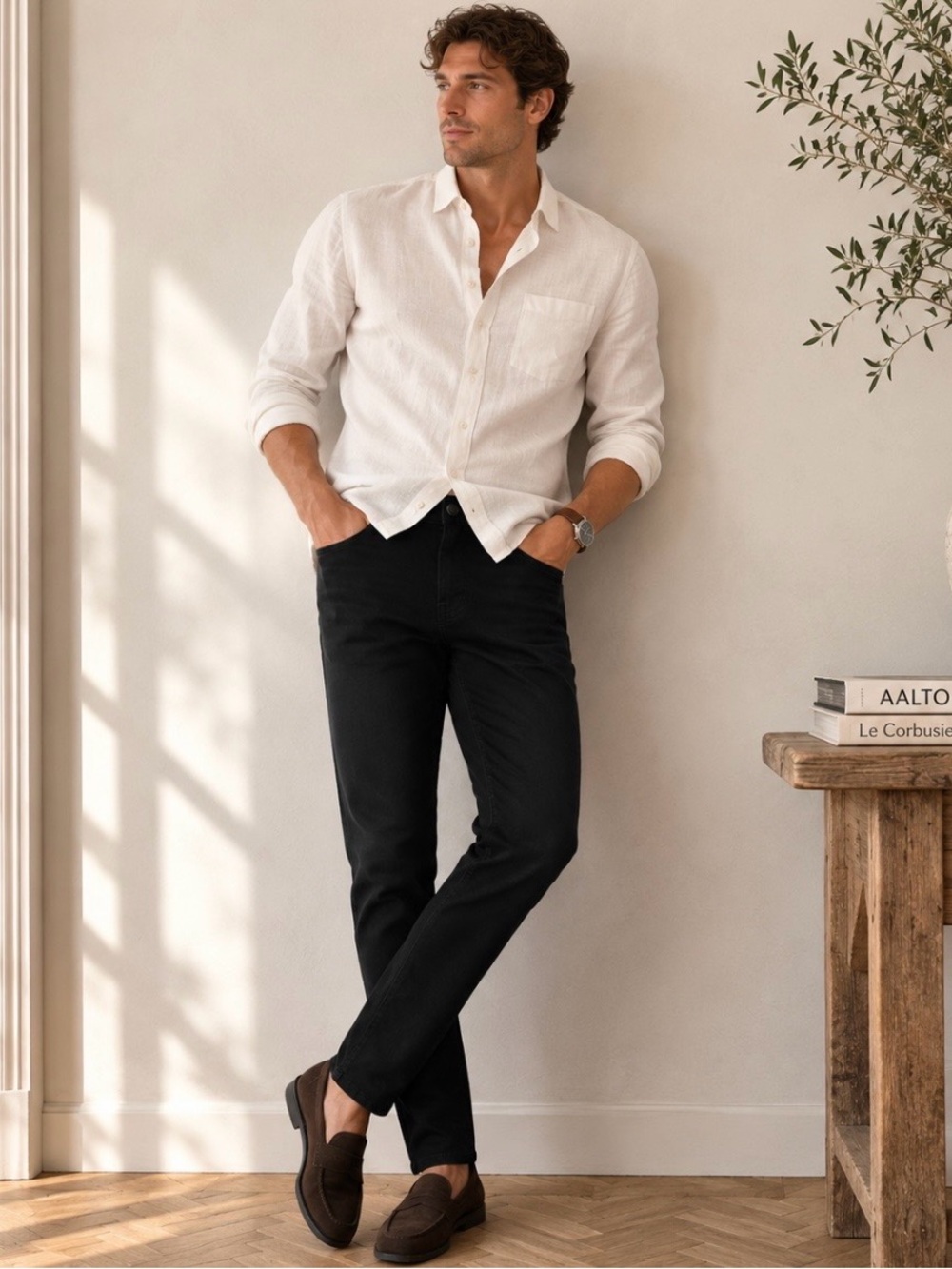 DU/ER L2X Slim Fit Performance Denim Jeans Organic Cotton Black 32x32